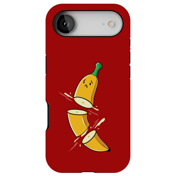 Cartoon Banana Tough Cases For Apple iPhone (17, 16, 15, 14, 13, 12, 11, X, SE, 8, 7/ Air, Plus, Pro, Max, Mini, XR, XS), Print in USA