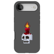 Skull Pixel Tough Cases For Apple iPhone (17, 16, 15, 14, 13, 12, 11, X, SE, 8, 7/ Air, Plus, Pro, Max, Mini, XR, XS), Print in USA