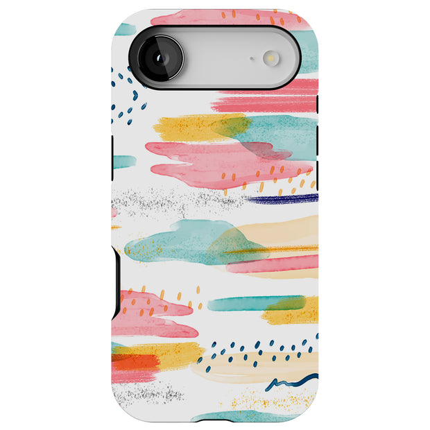 Abstract Art Tough Cases For Apple iPhone (17, 16, 15, 14, 13, 12, 11, X, SE, 8, 7/ Air, Plus, Pro, Max, Mini, XR, XS), Print in USA