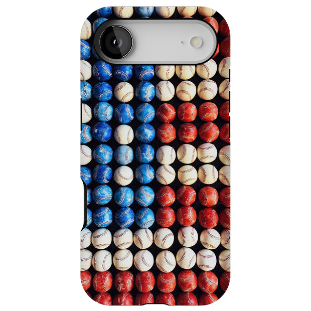 USA Baseball Tough Cases For Apple iPhone (17, 16, 15, 14, 13, 12, 11, X, SE, 8, 7/ Air, Plus, Pro, Max, Mini, XR, XS), Print in USA