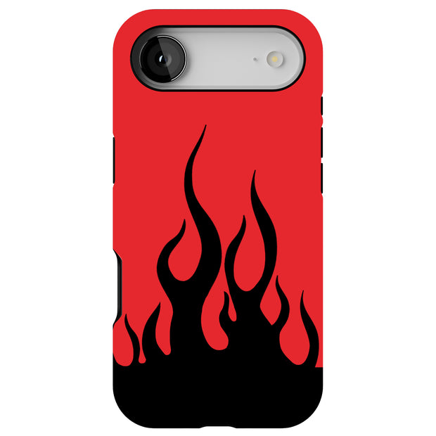 Fire Flames Tough Cases For Apple iPhone (17, 16, 15, 14, 13, 12, 11, X, SE, 8, 7/ Air, Plus, Pro, Max, Mini, XR, XS), Print in USA