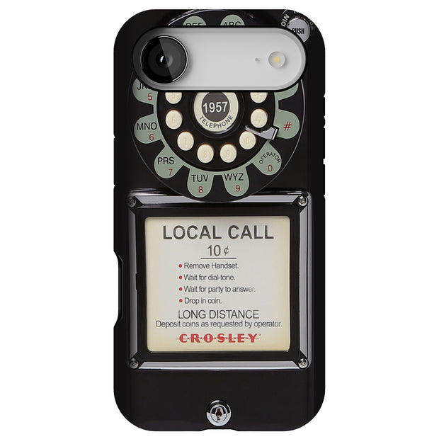 Retro Payphone Tough Cases For Apple iPhone (17, 16, 15, 14, 13, 12, 11, X, SE, 8, 7/ Air, Plus, Pro, Max, Mini, XR, XS), Print in USA
