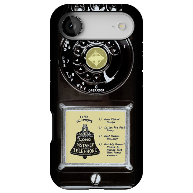 Dial Phone Tough Cases For Apple iPhone (17, 16, 15, 14, 13, 12, 11, X, SE, 8, 7/ Air, Plus, Pro, Max, Mini, XR, XS), Print in USA