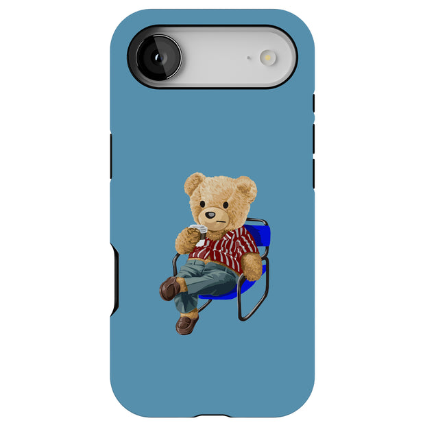 Kickback Teddy Tough Cases For Apple iPhone (17, 16, 15, 14, 13, 12, 11, X, SE, 8, 7/ Air, Plus, Pro, Max, Mini, XR, XS), Print in USA