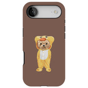 Duck Teddy Bear Tough Cases For Apple iPhone (17, 16, 15, 14, 13, 12, 11, X, SE, 8, 7/ Air, Plus, Pro, Max, Mini, XR, XS), Print in USA