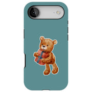Gift Teddy Bear Tough Cases For Apple iPhone (17, 16, 15, 14, 13, 12, 11, X, SE, 8, 7/ Air, Plus, Pro, Max, Mini, XR, XS), Print in USA