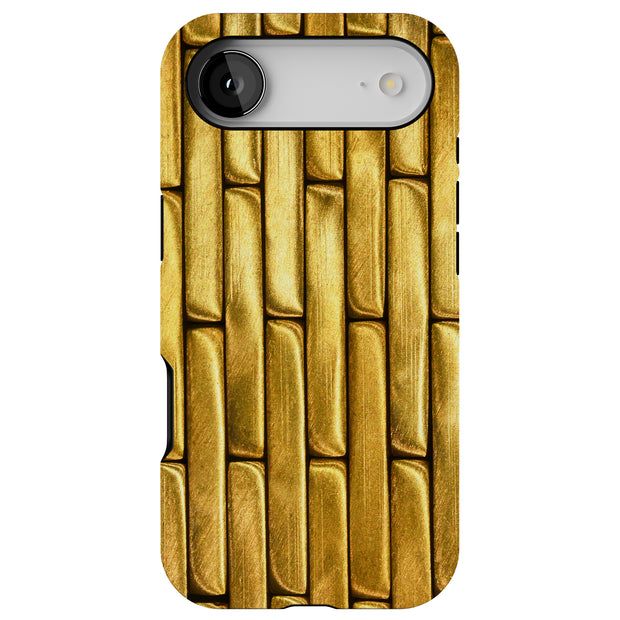 Gold Bar 5 Tough Cases For Apple iPhone (17, 16, 15, 14, 13, 12, 11, X, SE, 8, 7/ Air, Plus, Pro, Max, Mini, XR, XS), Print in USA