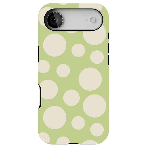 Circle Dots Tough Cases For Apple iPhone (17, 16, 15, 14, 13, 12, 11, X, SE, 8, 7/ Air, Plus, Pro, Max, Mini, XR, XS), Print in USA