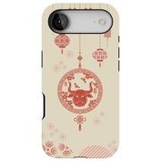 Year the Ox 1 Tough Cases For Apple iPhone (17, 16, 15, 14, 13, 12, 11, X, SE, 8, 7/ Air, Plus, Pro, Max, Mini, XR, XS), Print in USA