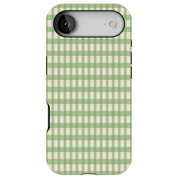 Green Lines Tough Cases For Apple iPhone (17, 16, 15, 14, 13, 12, 11, X, SE, 8, 7/ Air, Plus, Pro, Max, Mini, XR, XS), Print in USA