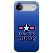 US Air Force 1 Tough Cases For Apple iPhone (17, 16, 15, 14, 13, 12, 11, X, SE, 8, 7/ Air, Plus, Pro, Max, Mini, XR, XS), Print in USA