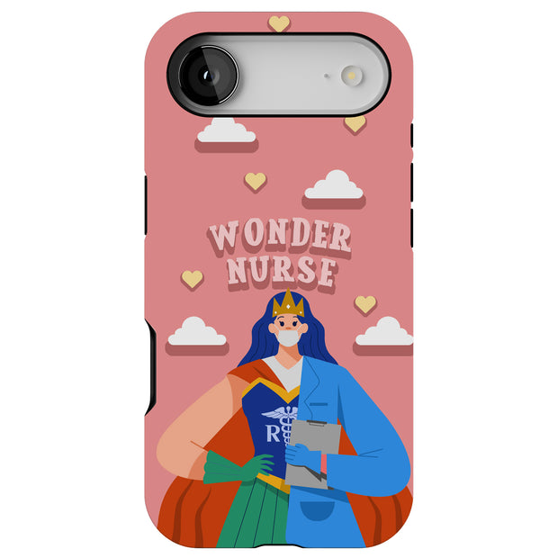 Wonder Nurse Tough Cases For Apple iPhone (17, 16, 15, 14, 13, 12, 11, X, SE, 8, 7/ Air, Plus, Pro, Max, Mini, XR, XS), Print in USA