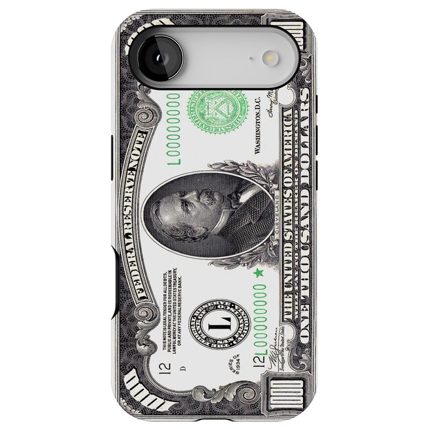 1,000 Dollars Tough Cases For Apple iPhone (17, 16, 15, 14, 13, 12, 11, X, SE, 8, 7/ Air, Plus, Pro, Max, Mini, XR, XS), Print in USA