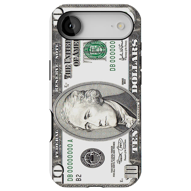 10 Dollars Bill Tough Cases For Apple iPhone (17, 16, 15, 14, 13, 12, 11, X, SE, 8, 7/ Air, Plus, Pro, Max, Mini, XR, XS), Print in USA