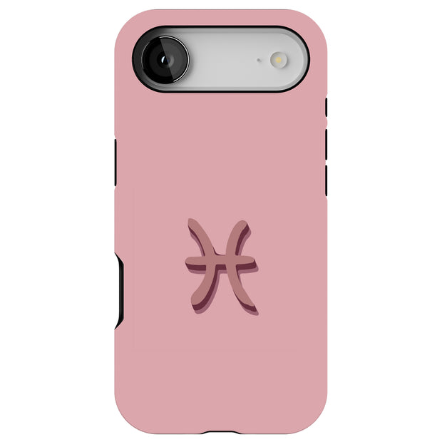 Pisces Signs Tough Cases For Apple iPhone (17, 16, 15, 14, 13, 12, 11, X, SE, 8, 7/ Air, Plus, Pro, Max, Mini, XR, XS), Print in USA