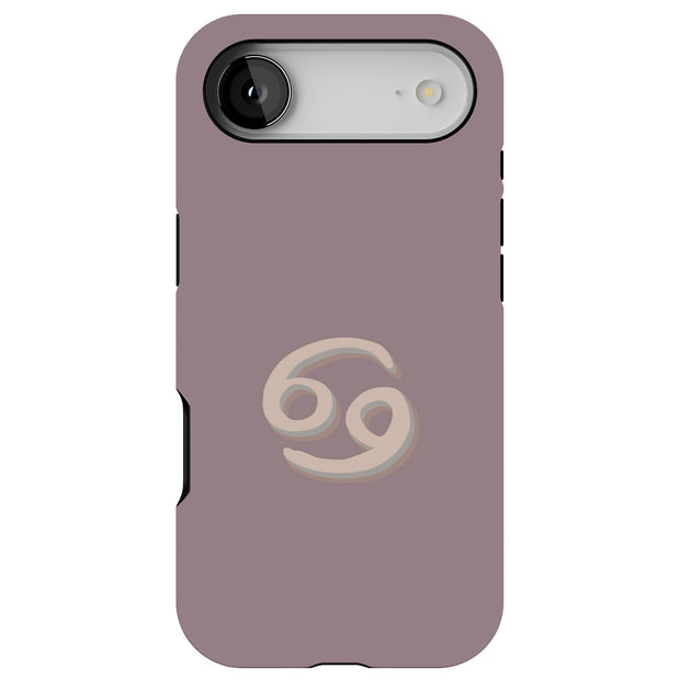 Cancer Zodiac Tough Cases For Apple iPhone (17, 16, 15, 14, 13, 12, 11, X, SE, 8, 7/ Air, Plus, Pro, Max, Mini, XR, XS), Print in USA