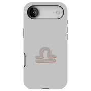 Libra Zodiac Tough Cases For Apple iPhone (17, 16, 15, 14, 13, 12, 11, X, SE, 8, 7/ Air, Plus, Pro, Max, Mini, XR, XS), Print in USA