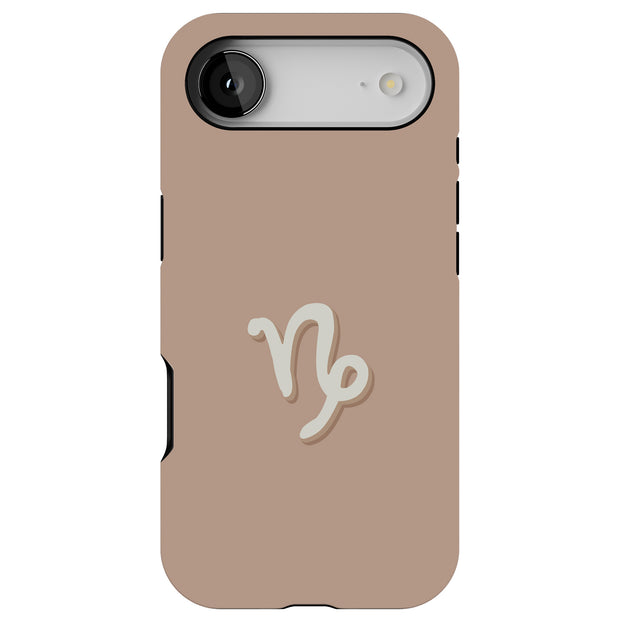 Capricorn Signs Tough Cases For Apple iPhone (17, 16, 15, 14, 13, 12, 11, X, SE, 8, 7/ Air, Plus, Pro, Max, Mini, XR, XS), Print in USA