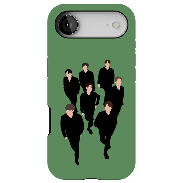 BTS Bangtan 14 Tough Cases For Apple iPhone (17, 16, 15, 14, 13, 12, 11, X, SE, 8, 7/ Air, Plus, Pro, Max, Mini, XR, XS), Print in USA