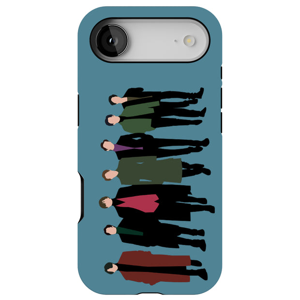 BTS Bangtan 16 Tough Cases For Apple iPhone (17, 16, 15, 14, 13, 12, 11, X, SE, 8, 7/ Air, Plus, Pro, Max, Mini, XR, XS), Print in USA