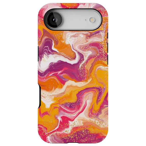 Opal Marble 16 Tough Cases For Apple iPhone (17, 16, 15, 14, 13, 12, 11, X, SE, 8, 7/ Air, Plus, Pro, Max, Mini, XR, XS), Print in USA