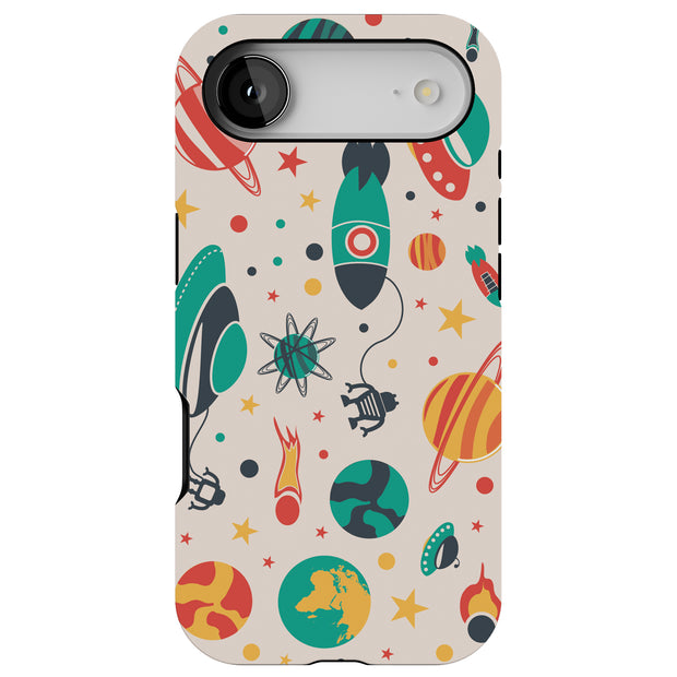 Stars Planets 1 Tough Cases For Apple iPhone (17, 16, 15, 14, 13, 12, 11, X, SE, 8, 7/ Air, Plus, Pro, Max, Mini, XR, XS), Print in USA