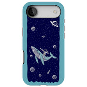 Space Whale 5 Tough Cases For Apple iPhone (17, 16, 15, 14, 13, 12, 11, X, SE, 8, 7/ Air, Plus, Pro, Max, Mini, XR, XS), Print in USA