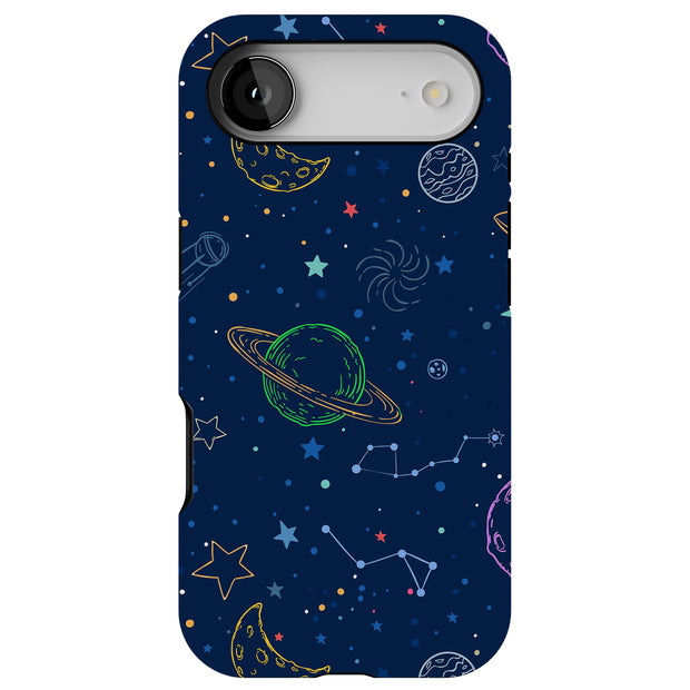 Stars Planet 12 Tough Cases For Apple iPhone (17, 16, 15, 14, 13, 12, 11, X, SE, 8, 7/ Air, Plus, Pro, Max, Mini, XR, XS), Print in USA