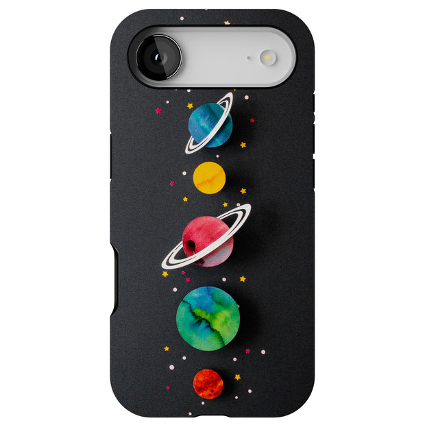 Stars Planet 13 Tough Cases For Apple iPhone (17, 16, 15, 14, 13, 12, 11, X, SE, 8, 7/ Air, Plus, Pro, Max, Mini, XR, XS), Print in USA