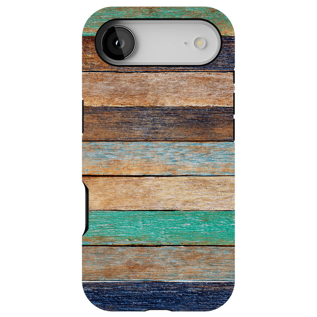 Wood 5 Tough Cases For Apple iPhone (17, 16, 15, 14, 13, 12, 11, X, SE, 8, 7/ Air, Plus, Pro, Max, Mini, XR, XS), Print in USA