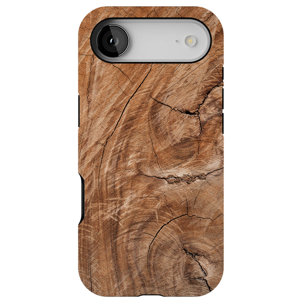 Wood 18 Tough Cases For Apple iPhone (17, 16, 15, 14, 13, 12, 11, X, SE, 8, 7/ Air, Plus, Pro, Max, Mini, XR, XS), Print in USA