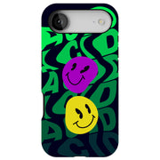 Acid Smile Face Tough Cases For Apple iPhone (17, 16, 15, 14, 13, 12, 11, X, SE, 8, 7/ Air, Plus, Pro, Max, Mini, XR, XS), Print in USA