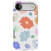 Flower Design 1 Tough Cases For Apple iPhone (17, 16, 15, 14, 13, 12, 11, X, SE, 8, 7/ Air, Plus, Pro, Max, Mini, XR, XS), Print in USA
