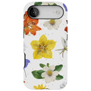 Flower Design 2 Tough Cases For Apple iPhone (17, 16, 15, 14, 13, 12, 11, X, SE, 8, 7/ Air, Plus, Pro, Max, Mini, XR, XS), Print in USA