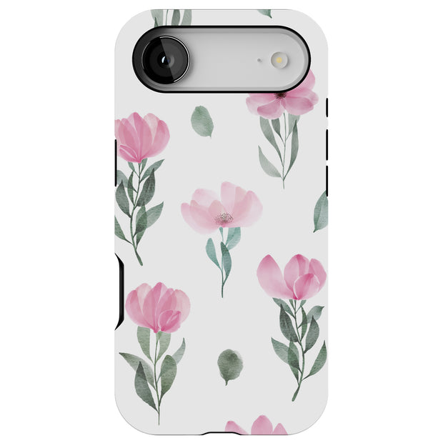 Elegant flower Tough Cases For Apple iPhone (17, 16, 15, 14, 13, 12, 11, X, SE, 8, 7/ Air, Plus, Pro, Max, Mini, XR, XS), Print in USA