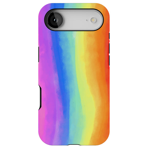 Pastel Rainbow Tough Cases For Apple iPhone (17, 16, 15, 14, 13, 12, 11, X, SE, 8, 7/ Air, Plus, Pro, Max, Mini, XR, XS), Print in USA
