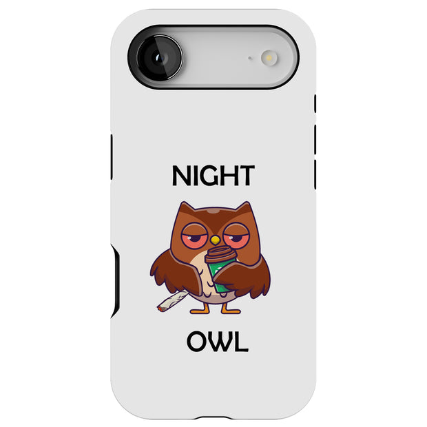 Night Owl  Tough Cases For Apple iPhone (17, 16, 15, 14, 13, 12, 11, X, SE, 8, 7/ Air, Plus, Pro, Max, Mini, XR, XS), Print in USA
