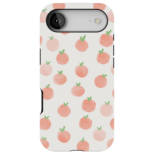 Orange Painting Tough Cases For Apple iPhone (17, 16, 15, 14, 13, 12, 11, X, SE, 8, 7/ Air, Plus, Pro, Max, Mini, XR, XS), Print in USA