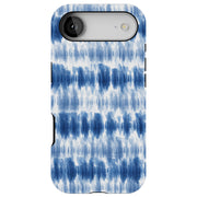 Blue Watercolor Tough Cases For Apple iPhone (17, 16, 15, 14, 13, 12, 11, X, SE, 8, 7/ Air, Plus, Pro, Max, Mini, XR, XS), Print in USA