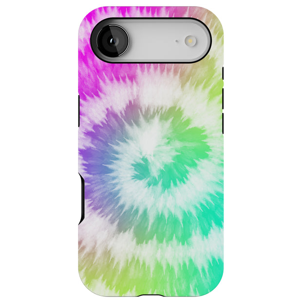 Tie Dye Art 1 Tough Cases For Apple iPhone (17, 16, 15, 14, 13, 12, 11, X, SE, 8, 7/ Air, Plus, Pro, Max, Mini, XR, XS), Print in USA
