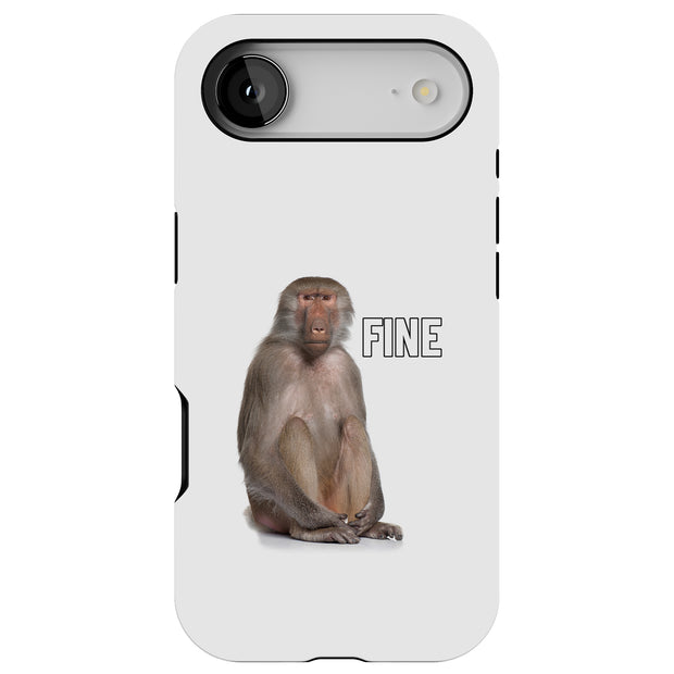 Meme Monkey 3 Tough Cases For Apple iPhone (17, 16, 15, 14, 13, 12, 11, X, SE, 8, 7/ Air, Plus, Pro, Max, Mini, XR, XS), Print in USA