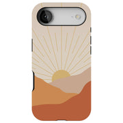 Sunset Pattern Tough Cases For Apple iPhone (17, 16, 15, 14, 13, 12, 11, X, SE, 8, 7/ Air, Plus, Pro, Max, Mini, XR, XS), Print in USA
