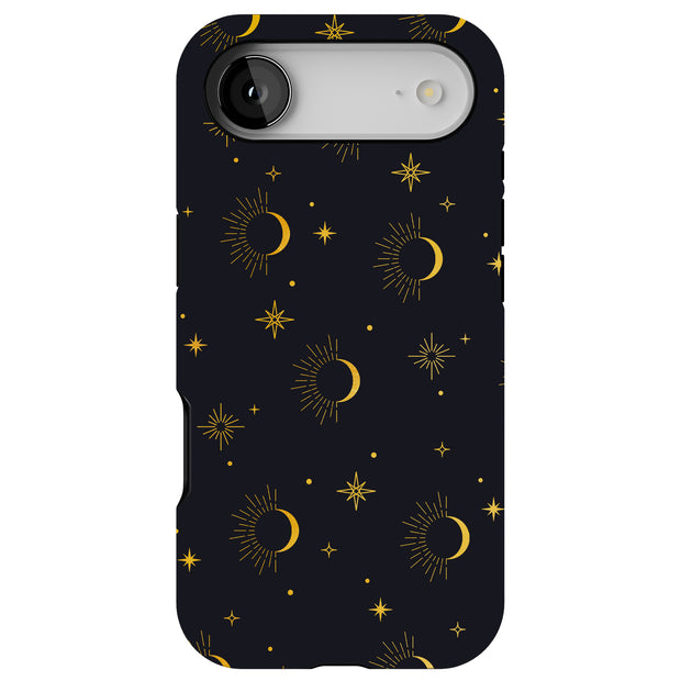 Moon Sun Stars Tough Cases For Apple iPhone (17, 16, 15, 14, 13, 12, 11, X, SE, 8, 7/ Air, Plus, Pro, Max, Mini, XR, XS), Print in USA
