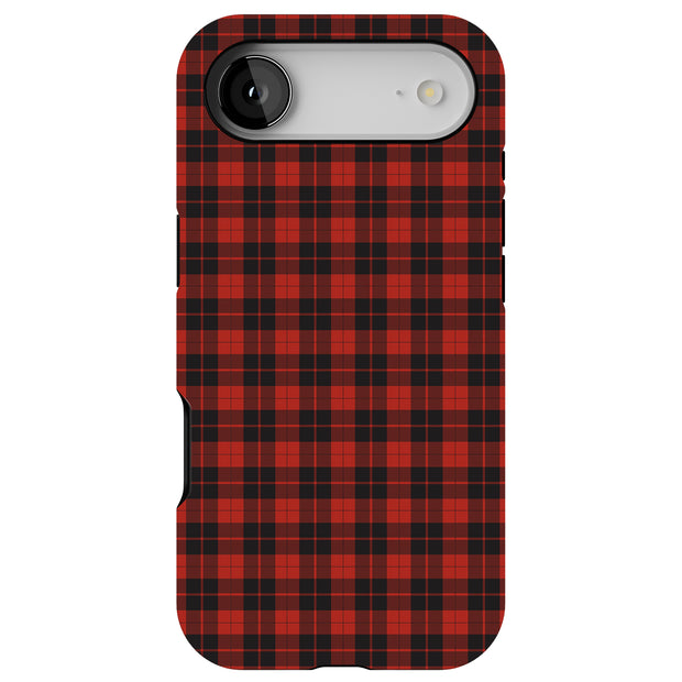 Classic Plaid 2 Tough Cases For Apple iPhone (17, 16, 15, 14, 13, 12, 11, X, SE, 8, 7/ Air, Plus, Pro, Max, Mini, XR, XS), Print in USA