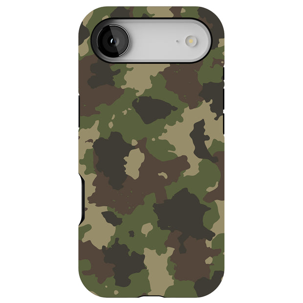 Camouflage 3 Tough Cases For Apple iPhone (17, 16, 15, 14, 13, 12, 11, X, SE, 8, 7/ Air, Plus, Pro, Max, Mini, XR, XS), Print in USA