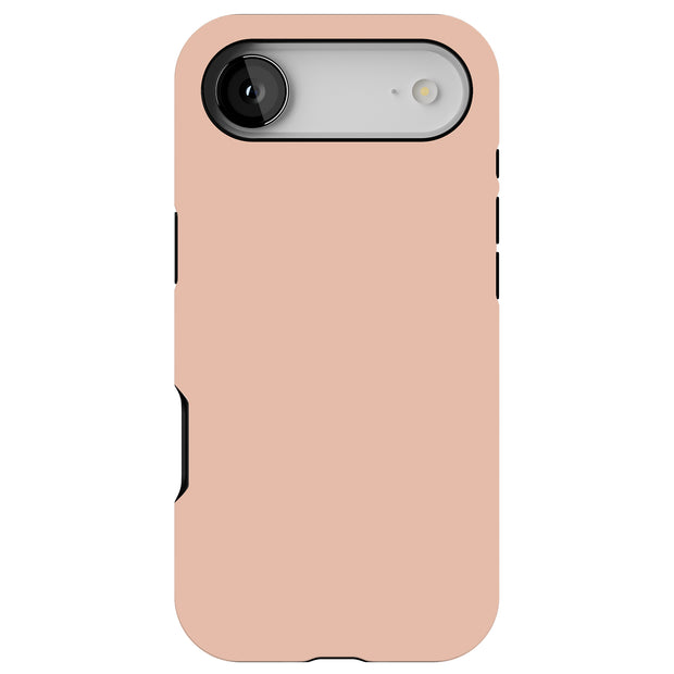 Pale Peach Tough Cases For Apple iPhone (17, 16, 15, 14, 13, 12, 11, X, SE, 8, 7/ Air, Plus, Pro, Max, Mini, XR, XS), Print in USA