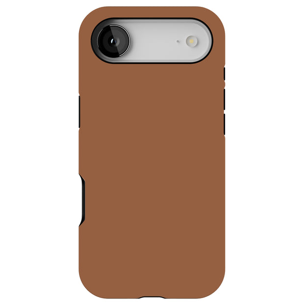 Dark Orange Tough Cases For Apple iPhone (17, 16, 15, 14, 13, 12, 11, X, SE, 8, 7/ Air, Plus, Pro, Max, Mini, XR, XS), Print in USA