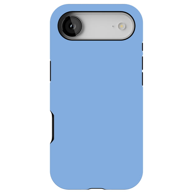 Sky Blue Color Tough Cases For Apple iPhone (17, 16, 15, 14, 13, 12, 11, X, SE, 8, 7/ Air, Plus, Pro, Max, Mini, XR, XS), Print in USA