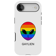 Rainbow Gaylien Tough Cases For Apple iPhone (17, 16, 15, 14, 13, 12, 11, X, SE, 8, 7/ Air, Plus, Pro, Max, Mini, XR, XS), Print in USA