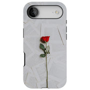 Red Rose Flower Tough Cases For Apple iPhone (17, 16, 15, 14, 13, 12, 11, X, SE, 8, 7/ Air, Plus, Pro, Max, Mini, XR, XS), Print in USA